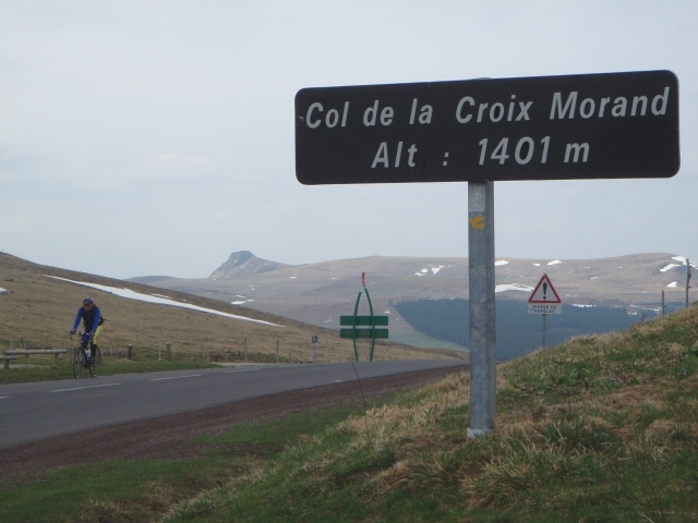 Christian, au sommet du col de la Croix-Morand