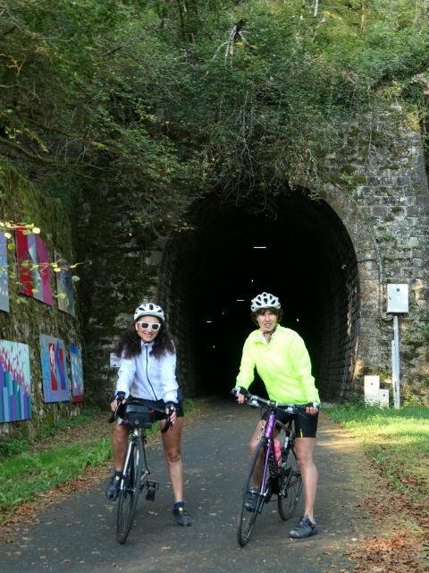 à la sortie du tunnel de Parensol