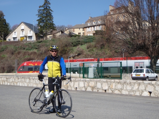 Christian, au départ depuis la gare de Mende