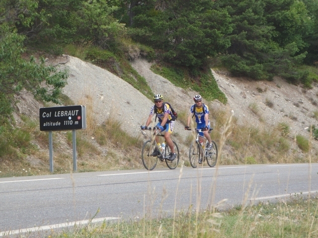 Christian & Fred, au col Lebraut