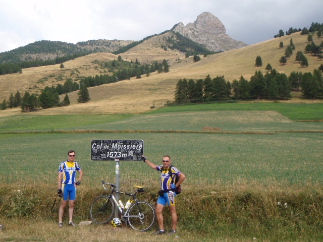 Christian & Fred, enfin au sommet du col de Moissière !