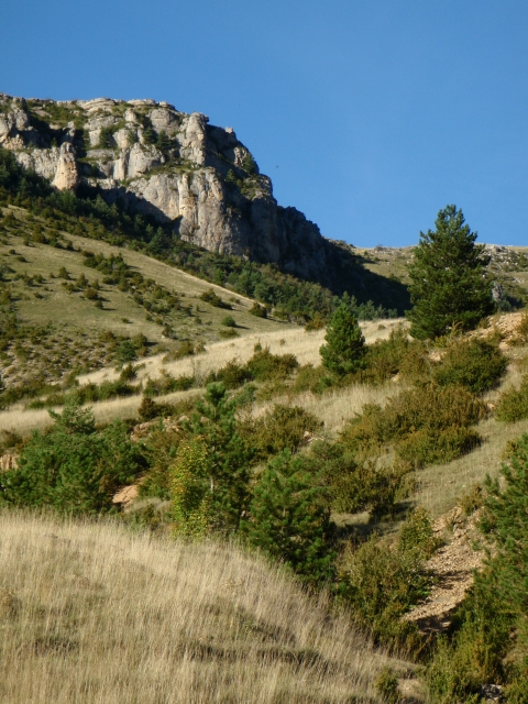 les falaises du Méjean