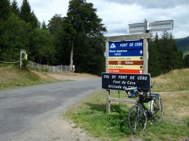 au col de Font de Cère