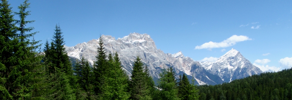 la Punta Sorapiss et l'Antelao