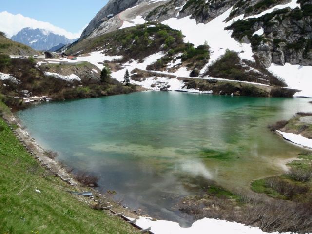 au passo Fedaia (2 057 m)