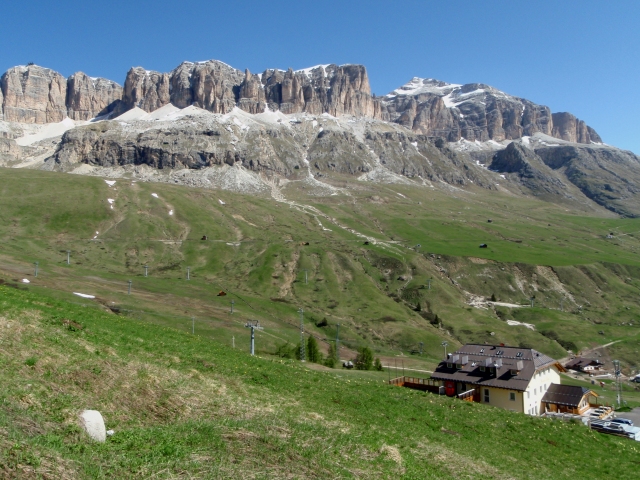 le Piz Boè (3 152 m), point culminant du massif du Sella