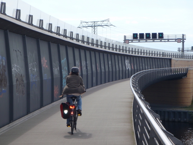 un modèle de piste cyclable