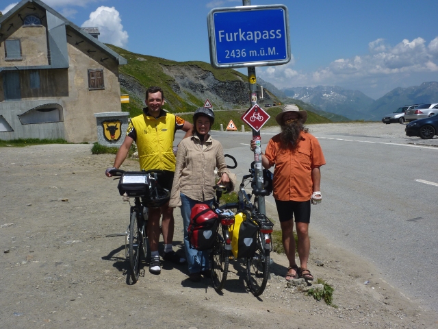 au sommet du Furkapass