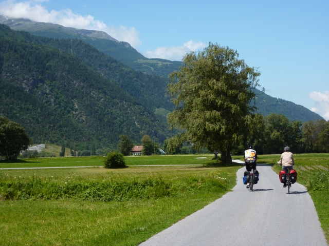 dans la valle du Rhône, après Brig