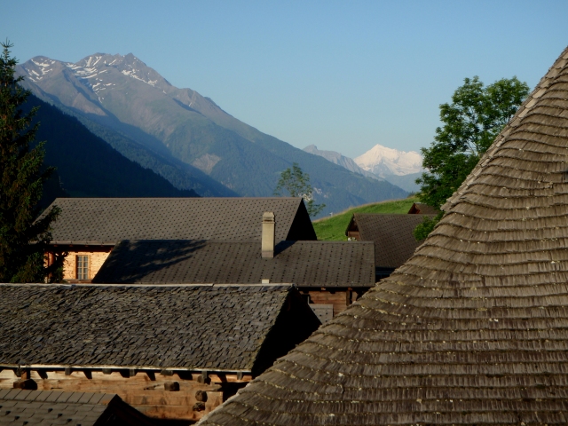 le Weisshorn, vu depuis la chambre