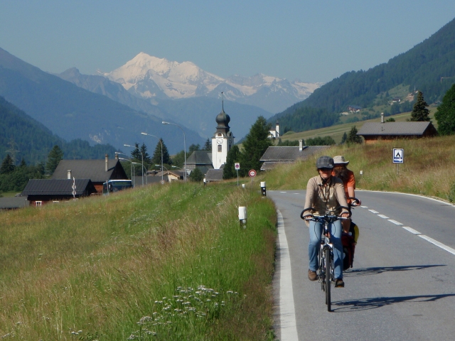 le Weisshorn, à la sortie de Blitzingen