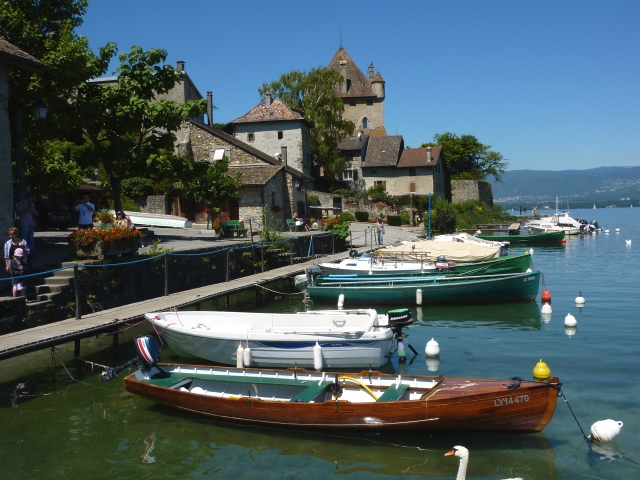 Yvoire, sur les rives du lac Léman